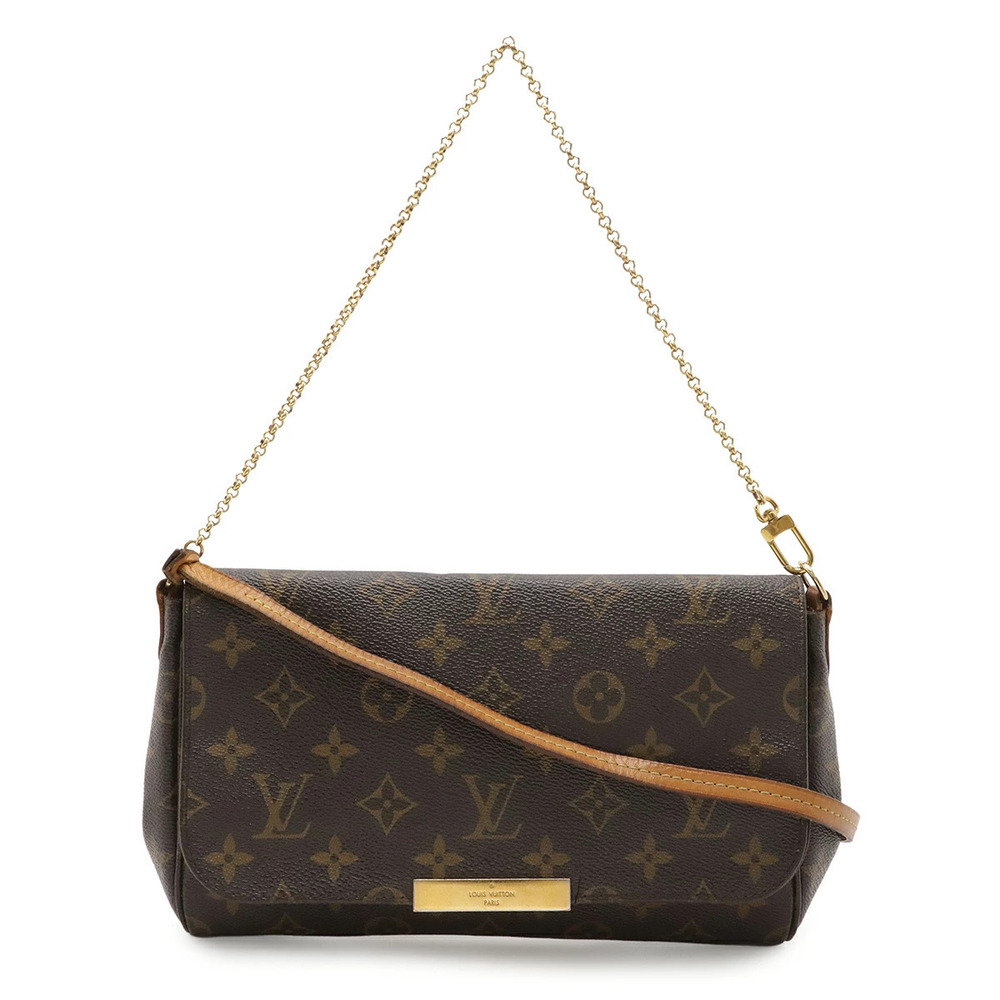LOUIS VUITTON Monogram Favorite Crossbody Bag Chain Clutch